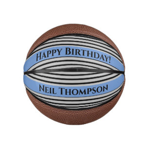 Mini Ballon De Basket Cadeau personnalisé ! Joyeux Anniversaire basketb