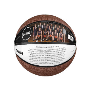 Mini Ballon De Basket Cadeau souvenir personnalisé de nuit senior de "Ba
