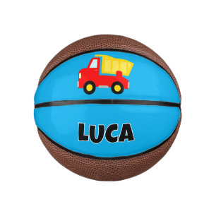 Mini Ballon De Basket Camion à benne basculante jouet rouge mignon perso