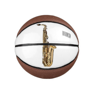 Mini Ballon De Basket dessin animé saxophone