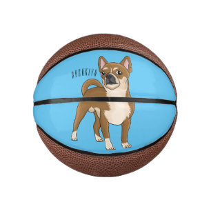 Mini Ballon De Basket Dessin de Chihuahua pour chien
