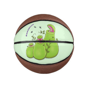 Mini Ballon De Basket Drôle carnivore carnivore carnivore plante dessin