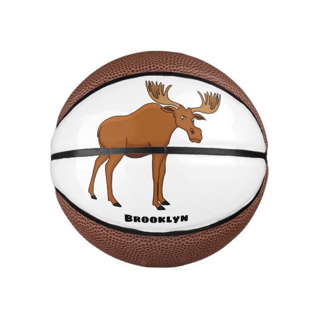 Mini Ballon De Basket Funny moose (Devant)
