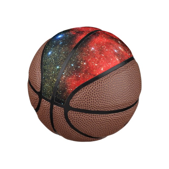 Mini Ballon De Basket Galaxie en or tombé (Incliné)