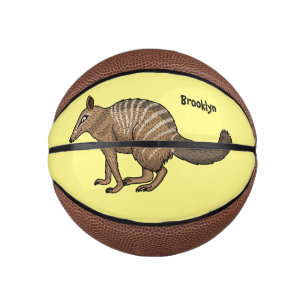 Mini Ballon De Basket Illustration de dessin animé joyeux numbat