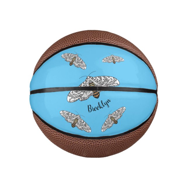 Mini Ballon De Basket Illustration de la papine géante léopard (Devant)