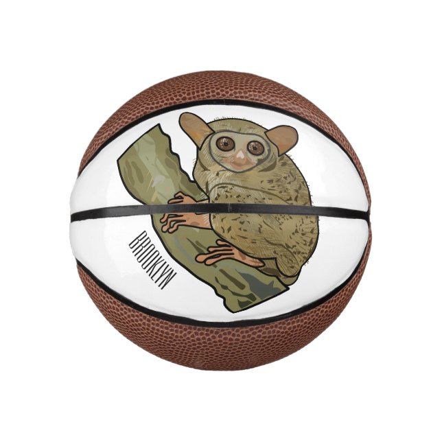 Mini Ballon De Basket Illustration de Tarsier (Devant)