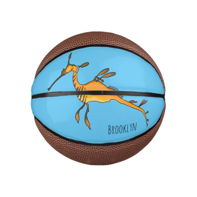 Mini Ballon De Basket Illustration Weedy seadragon (Devant)