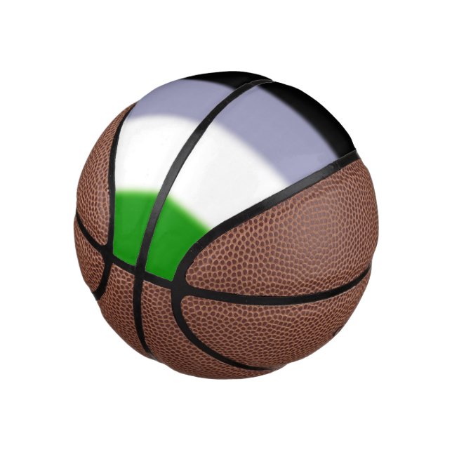 Mini Ballon De Basket Indicateur Falln Genderqueer Pride (Incliné)