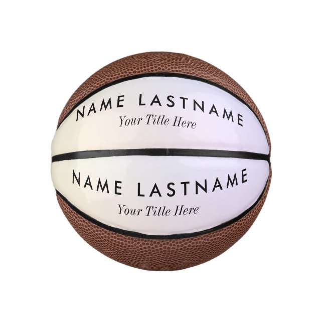 Mini Ballon De Basket Logo Commercial Moderne de Promotion (Devant)