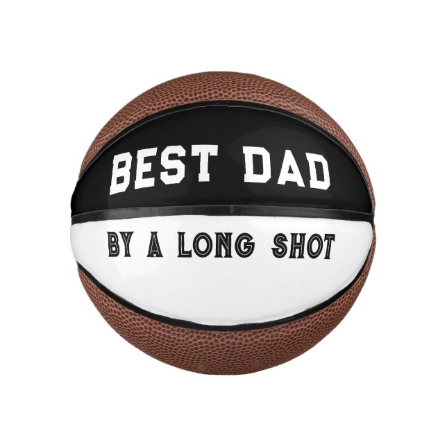 Mini Ballon De Basket Meilleur papa (Devant)