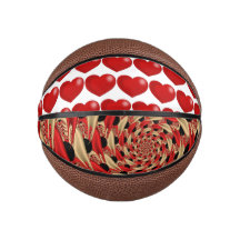 MINI BASKETBALL DE 6" AVEC COEURS POUR UN SWEETHEA