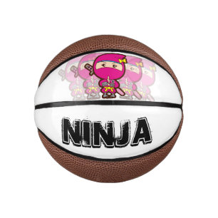 Mini Ballon De Basket Ninja Girl