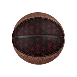 Mini Ballon De Basket Pentagram Red Devil