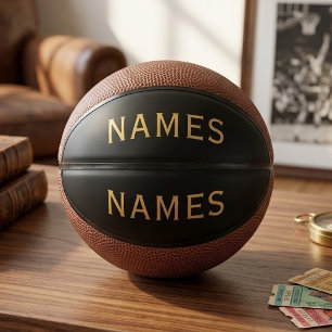 Mini Ballon De Basket Personnalisé avec le nom de famille ou le surnom