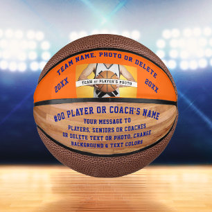 Mini Ballon De Basket Photo, Mini-basket personnalisé, CHANGER DE COULEU