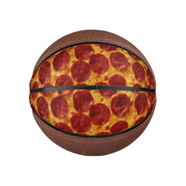 MINI BALLON DE BASKET PIZA PEPPERONI PLUS 3 (Devant)