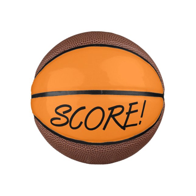 Mini Ballon De Basket Score mini basket orange (Devant)