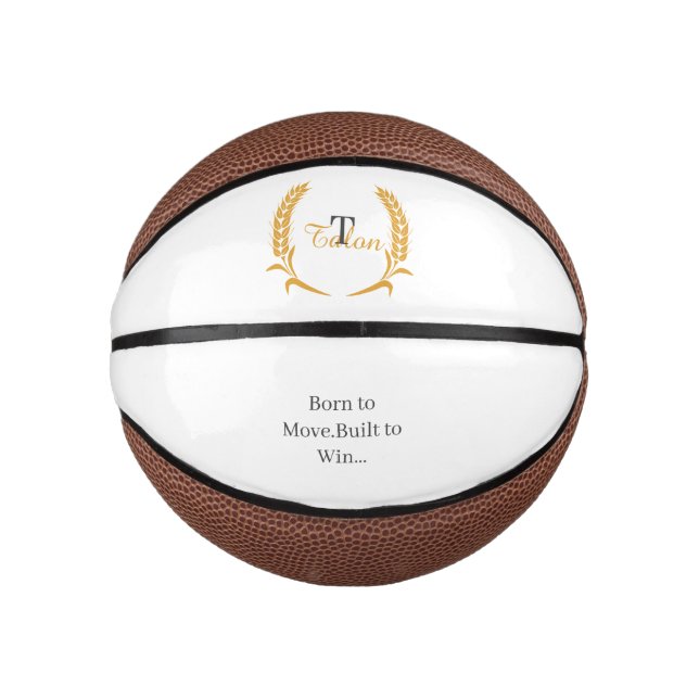 Mini Ballon De Basket Sports Motivationnels (Devant)