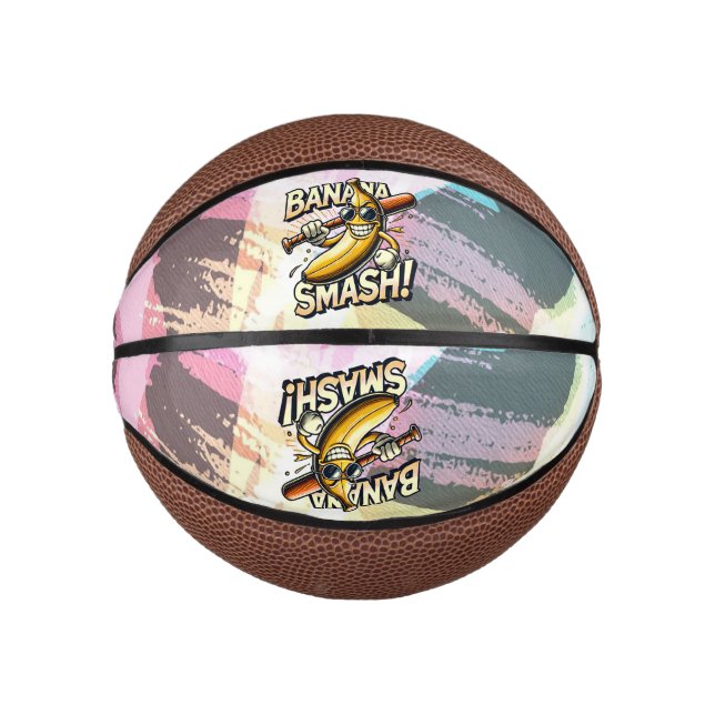 Mini Ballon De Basket Super Banane (Devant)