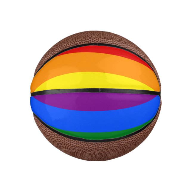 Mini Ballon De Basket The Colors of the rainbow (Devant)