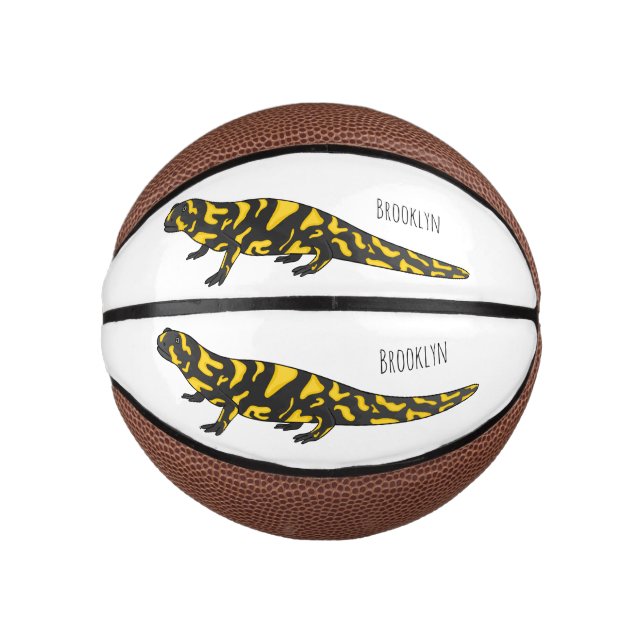 Mini Ballon De Basket Tigre salamandre (Devant)