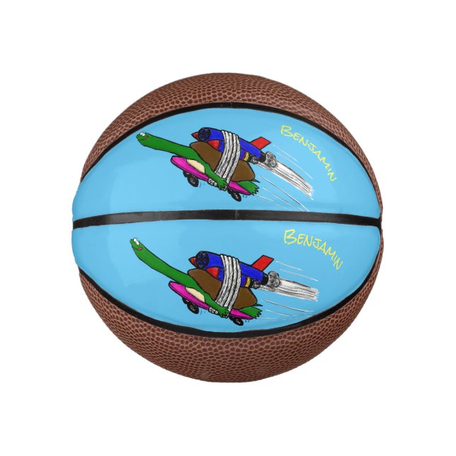Mini Ballon De Basket Tortue volante (Devant)