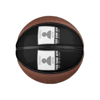 Mini Ballon De Basket Votre photo ici Nom et âge