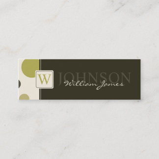 Mini Big Dots Carte de visite maigre