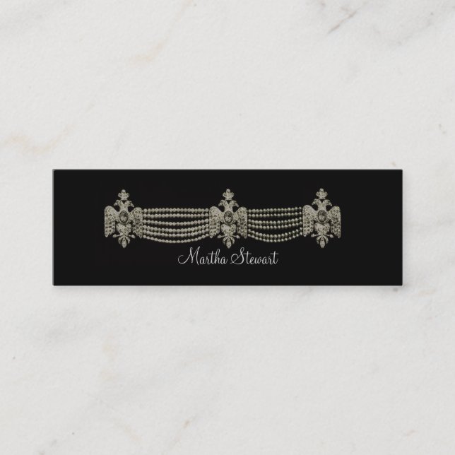 Mini Bijoux Cartier - Carte de visite Slim (Devant)