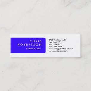 Mini Bleu pâle Bleu Bleu Bleu Attractif Carte de visite