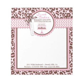 Mini Bloc-notes Cheetah Girl Business