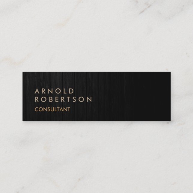 Mini Bois Effet Carte de visite tendance beige gris pâl (Devant)
