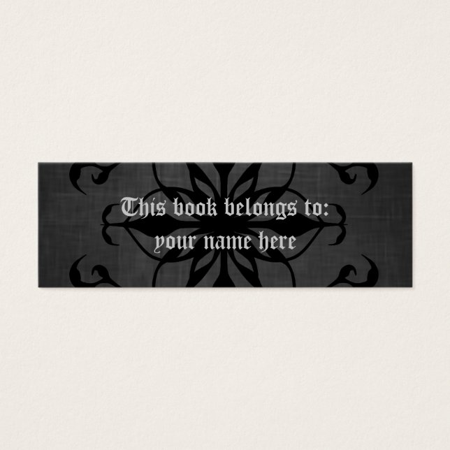 Mini-bookmarkers gothiques ou carte de visite maig (Devant)
