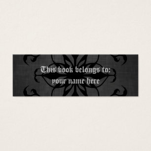 Mini bookmarkers gothiques ou cartes de visite