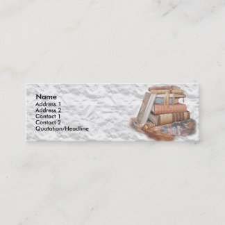 Mini Bookmarkers maigres de carte de visite de magasin