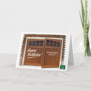 Mini carte d'anniversaire classique