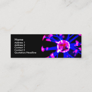 Mini Carte de visite 2 de boule de plasma