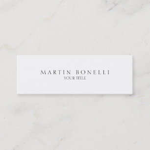 Mini Carte de visite à la mode professionnel mince