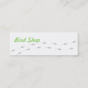 Mini Carte de visite Bird Shop