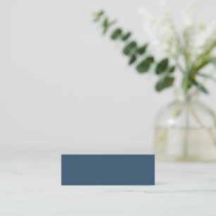 Mini Carte de visite bleu grave minimaliste