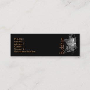 Mini Carte de visite bouddhiste
