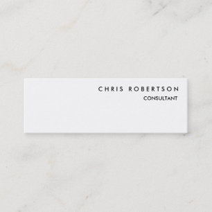 Mini Carte de visite chic noir mince