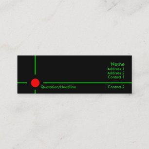 Mini Carte de visite cible