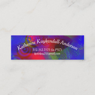 Mini Carte de visite coloré