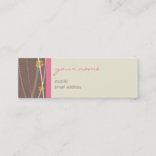 Mini CARTE DE VISITE :: crochets 2