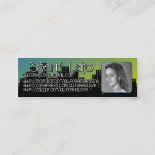 Mini Carte de visite - customisé