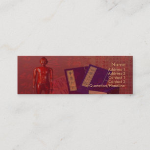 Mini Carte de visite d'acuponcture
