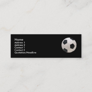 Mini Carte de visite de ballon de football
