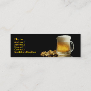 Mini Carte de visite de bière